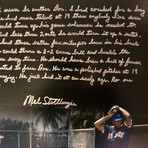 Mel Stottlemyre // Signed + Story Inscription // New York Yankees