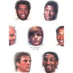 Original NBA 50 Greatest Players NBA Licensed Lithograph