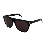 Yves Saint Laurent // Men's SL1SLIM-001 Sunglasses // Black