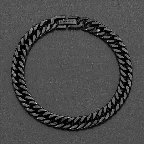 Stainless Steel Cuban Curb Chain Bracelet // 8mm