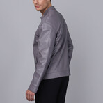 Miami Leather Jacket // Gray (2XL)