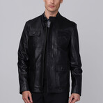 Miles Leather Jacket // Black (M)