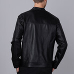 Phil Leather Jacket // Black (3XL)