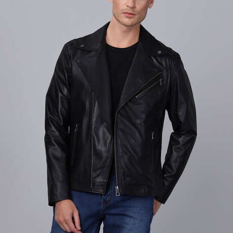 Jordan Leather Jacket // Black (S)
