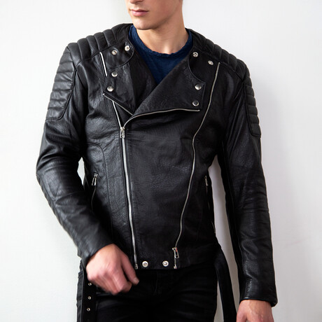 Alternative Legacy Quilted Leather Jacket // Black (XS)
