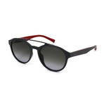 Men's SF937S Sunglasses // Dark Gray + Red