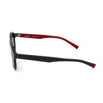 Men's SF937S Sunglasses // Dark Gray + Red