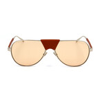 Unisex SF220SL Sunglasses // Light Gold + Camel