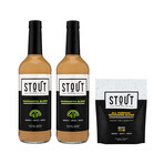 Stout Margarita Mix + Rim Salt Blend // 2 Bottles // 750 ml Each