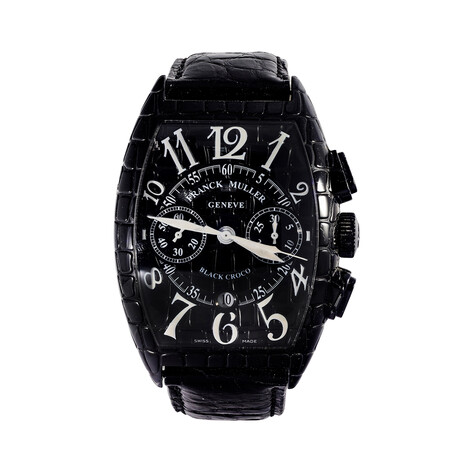 Franck Muller Black Croco Automatic // BLACK CROCO // Pre-Owned