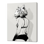 Bloody Tigress (16"W x 20"H x 1.5"D)
