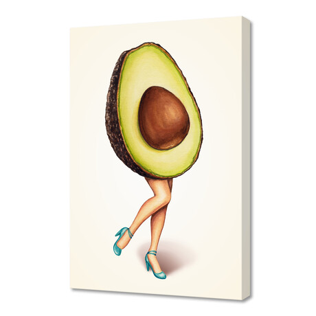 Avocado Girl (16"W x 24"H x 1.5"D)