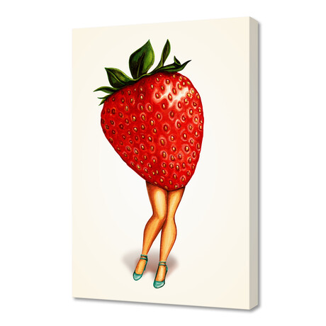 Strawberry Girl (16"W x 24"H x 1.5"D)