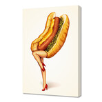 Hot Dog Girl (16"W x 24"H x 1.5"D)