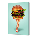 Cheeseburger Girl (16"W x 24"H x 1.5"D)