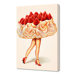 Cake Girl // Pavlova (16"W x 24"H x 1.5"D)