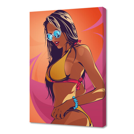 Beach Girl (16"W x 24"H x 1.5"D)