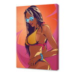 Beach Girl (16"W x 24"H x 1.5"D)