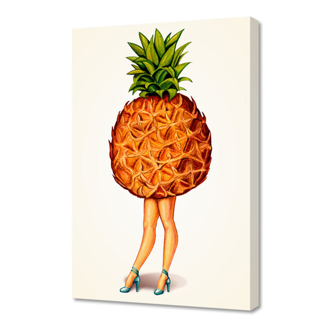Pineapple Girl (16"W x 24"H x 1.5"D)