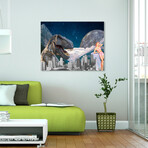 AMOR A PRIMERA VISTA (24"W x 16"H x 1.5"D)