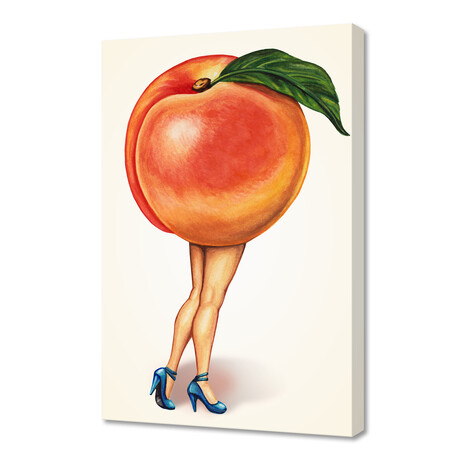 Peach Girl (16"W x 24"H x 1.5"D)