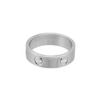 Cartier 18K White Gold Love Ring // Ring Size: 5.75 // Pre-Owned