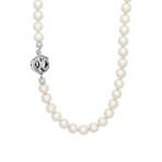 Estate Silver + Pearl Necklace // Pre-Owned