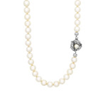 Estate Silver + Pearl Necklace // Pre-Owned