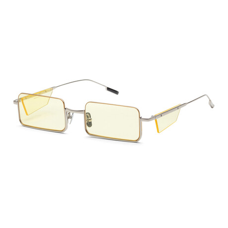 Unisex IS1012-F Beta Sunglasses // Silver + Yellow
