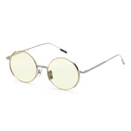 Unisex IS1007-D Eclipse Sunglasses // Silver + Yellow