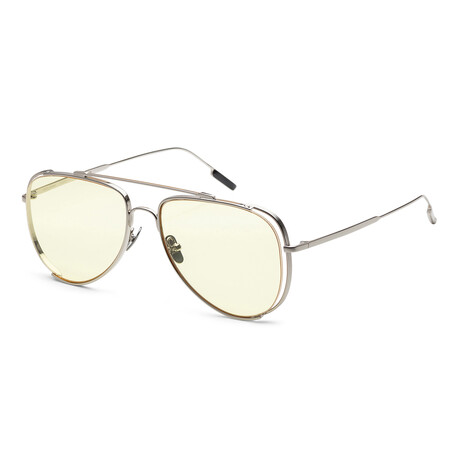 Unisex IS1005-A Cosmo Sunglasses // Silver + Yellow