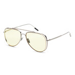 Unisex IS1005-A Cosmo Sunglasses // Silver + Yellow