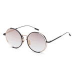 Verso // Unisex IS1004-B Alpha Sunglasses // Rose Gold + Black + Smoke Rose Mirror