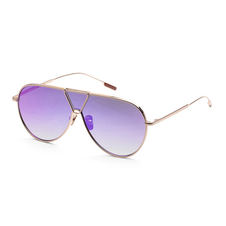 Verso // Men's IS1013-D Apollo Sunglasses // Rose Gold + Blue