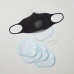 GIR Face Mask + 5 Filters // Medium (Black)