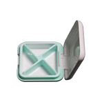 4 Times A Day Pill Organizer // Set of 2 // Green