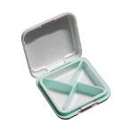 4 Times A Day Pill Organizer // Set of 2 // Green