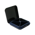 4 Times A Day Pill Organizer // Set of 2 // Black