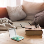 4 Times A Day Pill Organizer // Set of 2 // Green