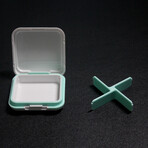 4 Times A Day Pill Organizer // Set of 2 // Green