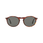 Men's Round Sunglasses // Havana + Gray