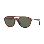 Men's Round Acetate Sunglasses V.I // Havana + Green