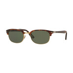 Men's Clubmaster Sunglasses // Havana + Green
