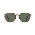 Men's Round Acetate Sunglasses V.I // Havana + Green