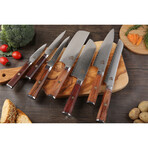 Rose Series // Rosewood Handle7-Piece Kitchen Knife Set