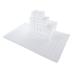 Alexis® Antimicrobial Irvington™ 7-Piece Towel Set (Blue Fog)