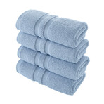 Alexis® Antimicrobial Irvington™ Hand Towel // Set of 4 (Blue Fog)