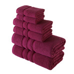 Alexis® Antimicrobial Irvington™ 6-Piece Towel Set (Blue Fog)