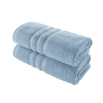 Alexis® Antimicrobial Irvington™ Bath Sheet // Set of 2 (Blue Fog)
