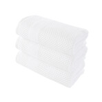 Alexis® Antimicrobial Honeycomb™ Bath Towel // Set of 3 (Almond)